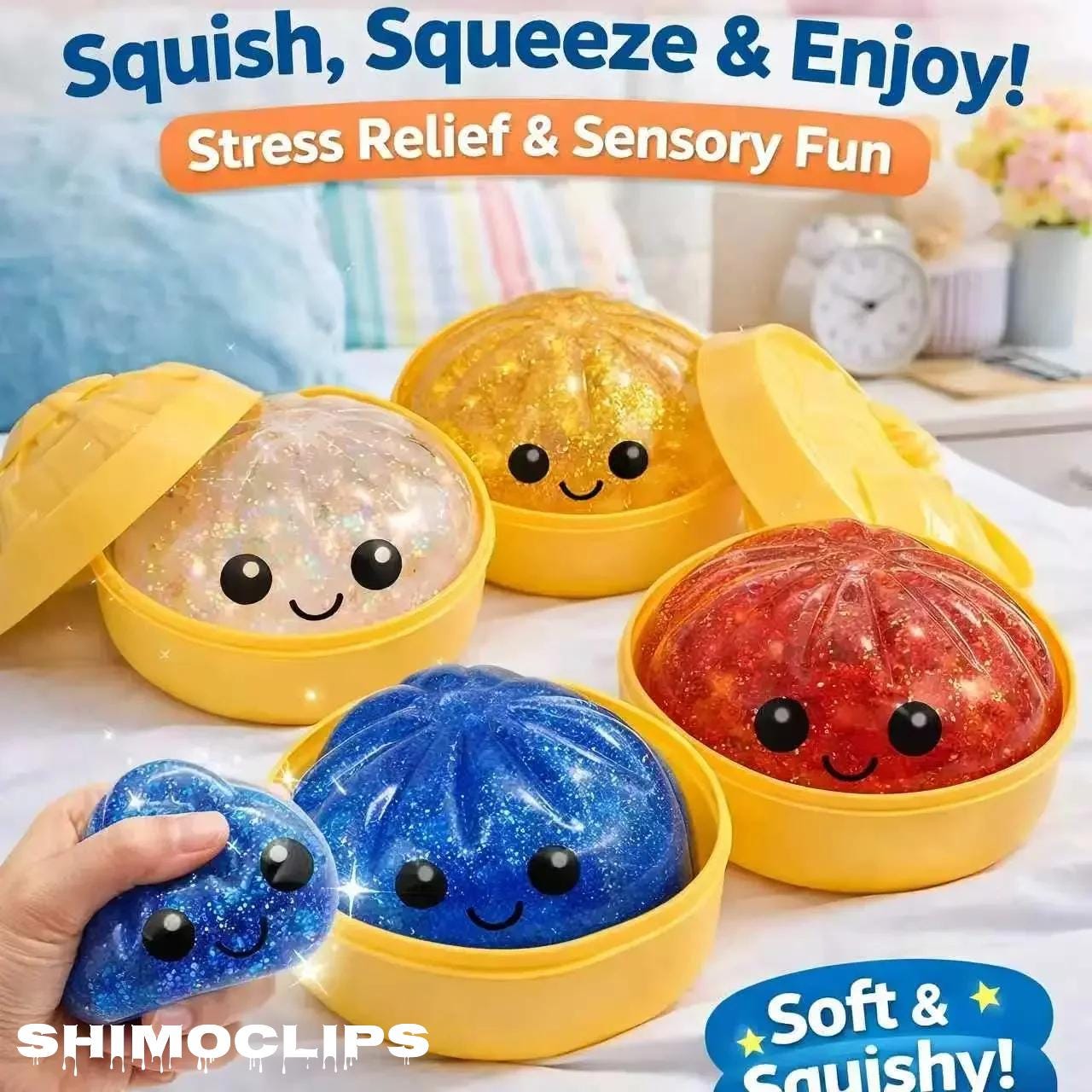 Steamed bun squishy stress toy